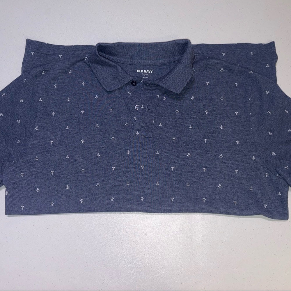 Old Navy Classic Fit Blue Collar Shirt